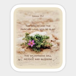 Blossom in the desert Sticker